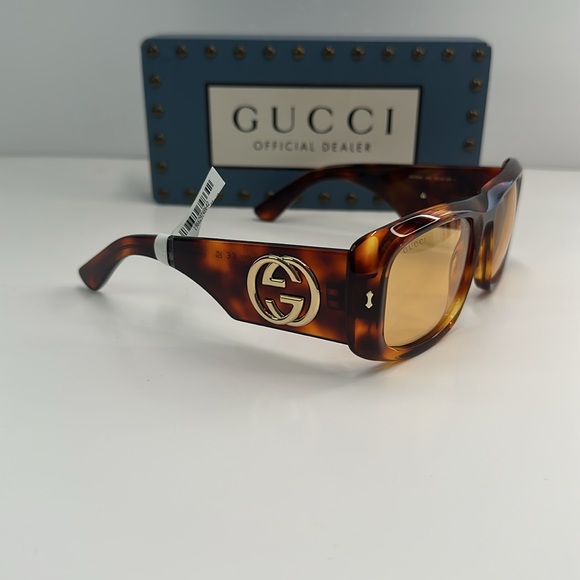 Men New favorite Authentic Gucci GG1251S 002 56 - Havana sunglasses - Picture 3 of 17